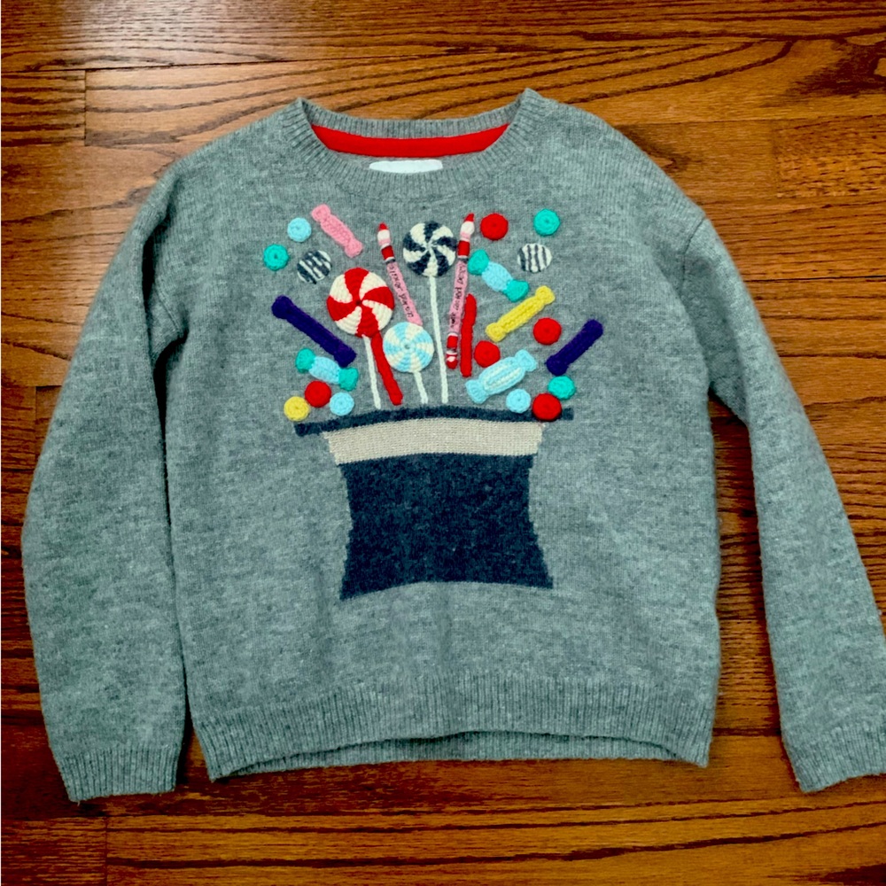 Mini Boden Christmas Sweatsr
